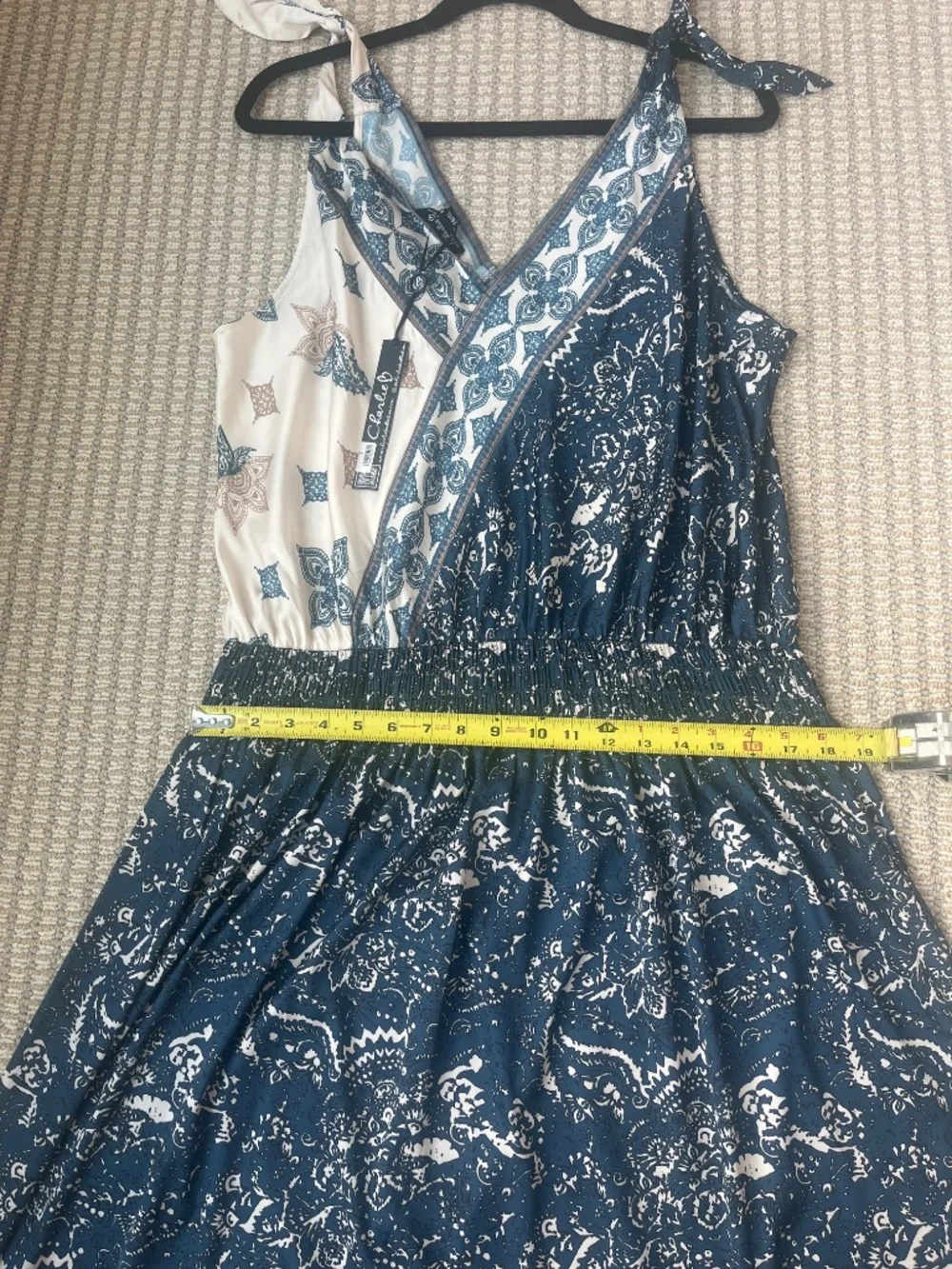 NWT Charlie B Sleeveless Floral Summer Dress Size XL - Picture 5 of 7